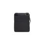 SQUADRA - Tracolla Media Pelle e Nylon-Nero