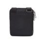 SQUADRA - Tracolla Piccola Pelle e Nylon-Nero